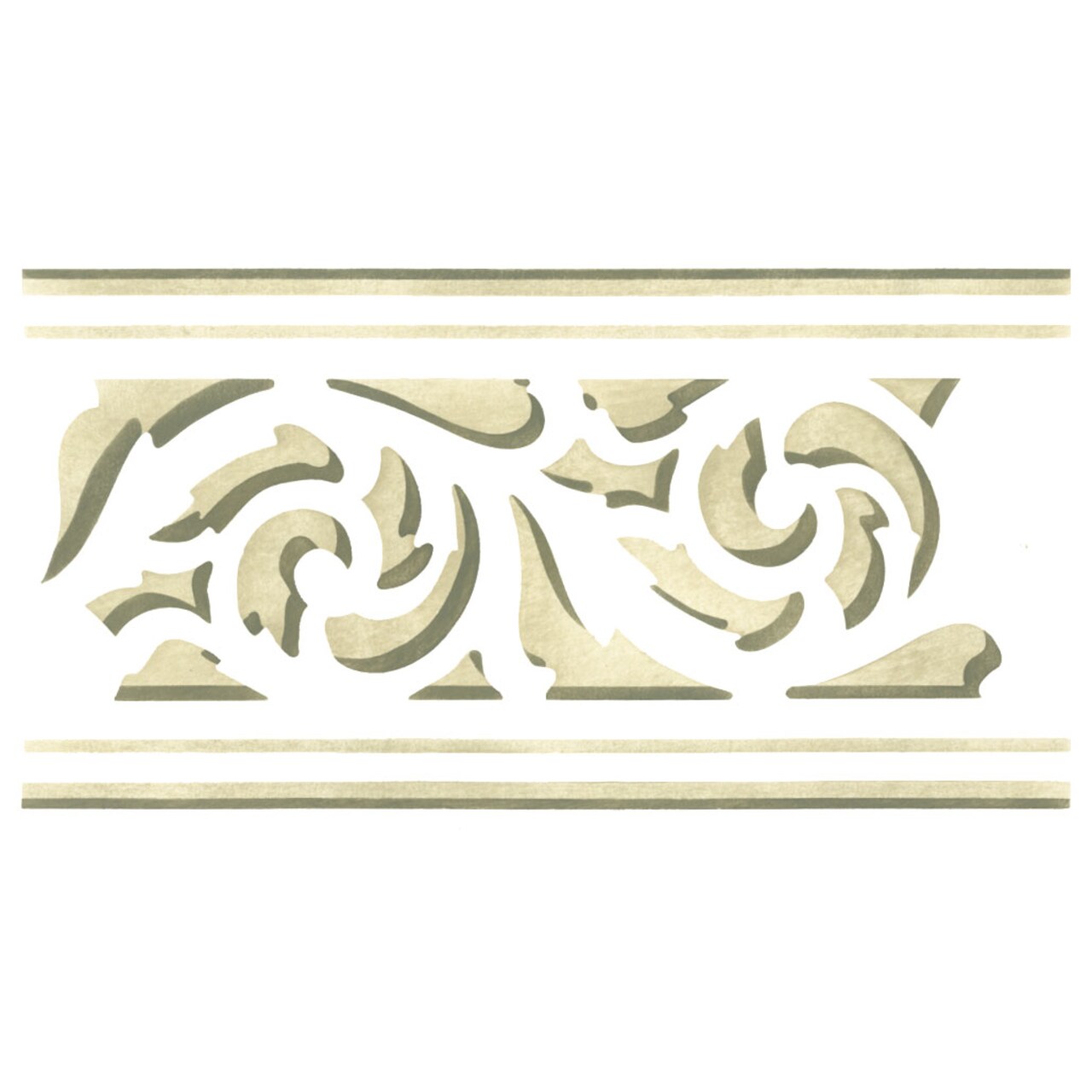 Small Trellis Molding Wall Stencil | 2912 by Designer Stencils | Pattern Stencils |